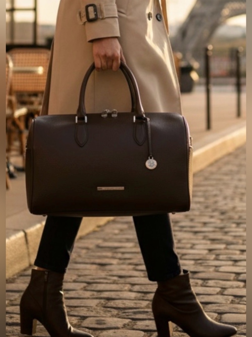 Brahmin Spencer Pebbled Genuine Leather Grain Satchel NWT